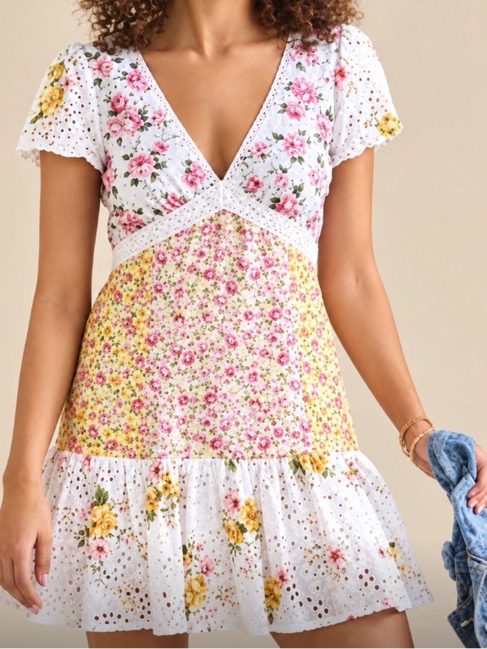 NWT Altar’d State Reisling Floral Dress Size M